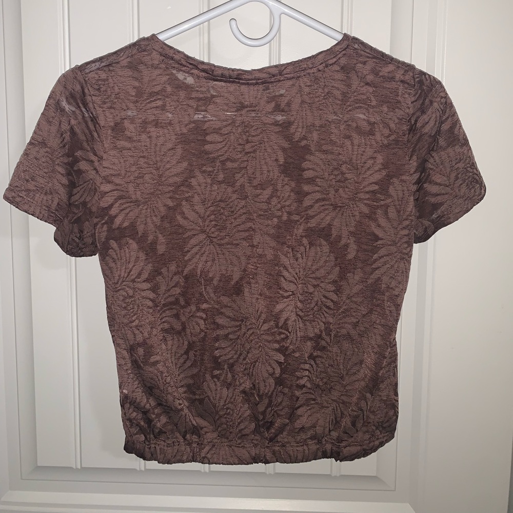 Dynamite see through floral top